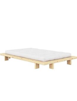 Karup Design Bettgestell Bettgestell JAPAN BED Futonbett aus FSC®-zertifiziertem Massivholz (Mit Lattenrost), zeitlos, bequem & in mehreren Farben und Größen erhältlich.