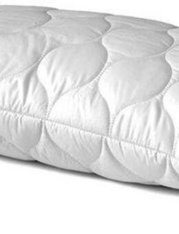 Dunlopillo Baumwollkissen Fusion 40x80 oder 80x80 cm, luftdurchlässig, Climate-Control-Bezug, Füllung: Polyester, Bezug: 100% Baumwolle, Bauchschläfer, Rückenschläfer, Seitenschläfer, Dunlofill® Helix-Micro-Faser, allergikerfreundlich, hohe Qualität