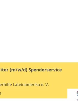 Sachbearbeiter (m/w/d) Spenderservice - Karlsruhe