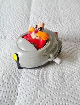 McDonalds-Figur-Dr. Ivo Eggman Robotnik,1993,ca. 7 cm,mit Funktion - Linnich