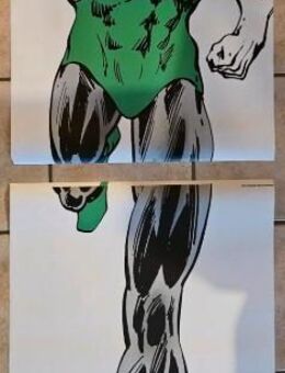 GRÜNE LEUCHTE GREEN LANTERN RIESEN-POSTER VON 1980 EHAPA NEU - Dortmund