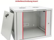 HMF Netzwerkschrank Serverschrank 19 Zoll 9 HE grau #1981 - Birkenfeld (Baden-Württemberg)
