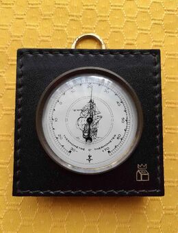 THERMOMETER ein Präzisionsinstrument in sehr schönem gesteppten Ledergehäuse - Aachen