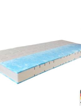 Gelschaummatratze GUMO, 7 Zonen Matratze 90x200,140x200 und mehr, weiche & feste Seite, Beco, 20 cm hoch, druckentlastende Gelschaumauflage,atmungsaktiv, Partner-/Wendematratze