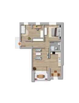 Moderne Wohnung für Familien und Paare | Erstbezug nach Sanierung - Greifswald