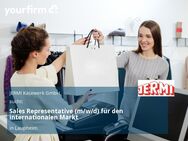 Sales Representative (m/w/d) für den internationalen Markt - Laupheim