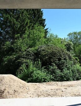 Im Kleinen großzügig - Terrasse und Garten, Rohbau steht - Bochum