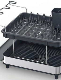 Joseph Joseph Geschirrständer Excel Steel, Edelstahl, 2-stufig