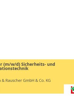 Elektroniker (m/w/d) Sicherheits- und Kommunikationstechnik - Neuwied