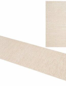 my home Bettumrandung Wolly, Handweb Teppiche, Höhe 14 mm, (3-tlg), Bettvorleger, Wolle, handgewebt, Läufer-Set Wohnzimmer, Schlafzimmer