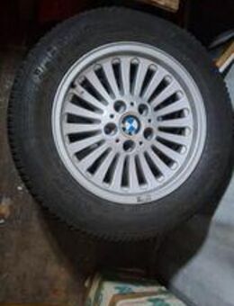 original bmw alufelgen 7x16 et20 lk120 mit winterreifen 225/55R16 2x ca,7mm+ 2xca.5,5mm profil - Leipzig Südwest