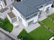 Familien-Domizil - in Germering- Neubau-Eckhaus mit Wärmepumpe, Garage, Garten, Massiv-Bau! - Germering