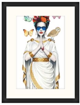 Fin Dac Magdalena inspired by van Stegi Unikat Signiert 40x30cm gerahmt - Düsseldorf