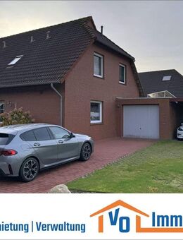 Gepflegte Doppelhaushälfte mit Garten, Garage & Carport in absolut zentraler Lage von Ostgroßefehn - Großefehn