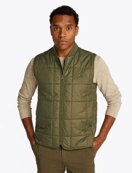 Tommy Hilfiger Steppweste SQUARE QUILTED VEST Mit Rundhalsausschnitt