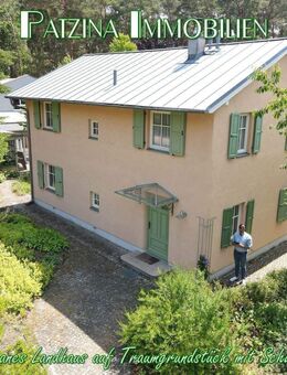 Mediterranes Landhaus auf Traumgrundstück mit Schwimmteich in Beelitz - Beelitz