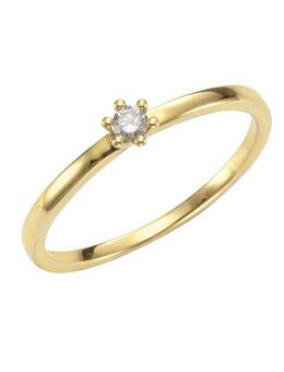 Orolino Fingerring Gold 750 mit Brillant 0,07ct.