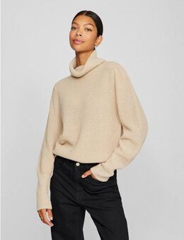 Vila Rollkragenpullover VILOU NEW ROLLNECK L/S KNIT TOP - NOOS