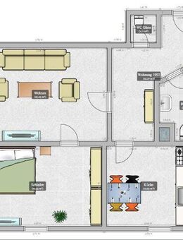 Schöne renovierte 2-Zi-Altbauwohnung und EBK in Bogen Zentrum - Bogen