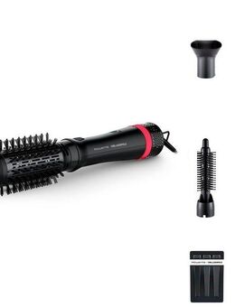 Rowenta Warmluftbürste Rowenta x Karl Lagerfeld Express Style Warmluftbürste, 5-in-1 Bürste, Keratin & Glow-Beschichtung, konstanter Luftstrom, CF635L