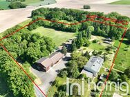 10 ha Anwesen mit großem Haus und Gewerbehalle - Liebschützberg