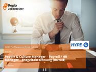 People & Culture Manager – Payroll / HR Manager – Entgeltabrechnung (m/w/d) - Bonn