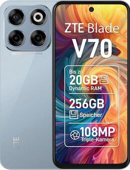 ZTE Blade V70 Smartphone (17,02 cm/6,7 Zoll, 256 GB Speicherplatz, 108 MP Kamera)