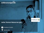 Leiter Human Resources (gn) - Karlsruhe