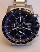 Citizen Herrenuhr Chrono WR100 mit kleiner "Macke" in 10627