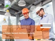 Architekt Bereich Hochbau (m/w/d) - Dillingen (Donau)