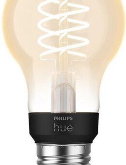 Philips Hue LED-Filament White Standard A60 550lm, E27, 1 St., Warmweiß