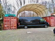 Container Überdachung 6x6 in weiß-PVC _ Garage - Auto - Boot-Lagerung-Stroh-Heu-Warenlagerung. - Hamburg