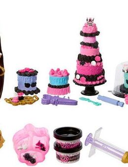 MonsterHigh™ Anziehpuppe Monster High schaurig schöner Geburtstag, Kuchen Set