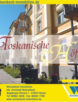 Hochwertig ausgestattete 2-Zimmer-Wohnung in bevorzugter und zentraler Innenstadtlage - Füssen