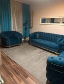 Sofa Set 3-2-1 inklusive 4 Kissen, 1 Jahr alt in 13627