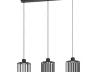 EGLO Hängeleuchte GINESTRONE-Z Hängelampe schwarz, ZigBee 3.0, Timer, Pendelleuchte, Bluetooth, CCT - über Fernbedienung, Dimmfunktion, Ein-/Ausschalter, Farbsteuerung, Farbwechsel, Memoryfunktion, Nachtlichtfunktion, RGB, Smart Home, Weckerfunktion,...