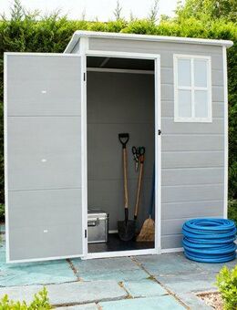 KONIFERA Gerätehaus Kunststoff, BxT: 151x92 cm, Nagersicher und wasserdicht