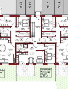 sonnige 3-Zi Wohnung mit Terrasse/Garten Schierling -Erstbezug- - Schierling