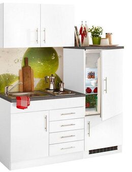 KOCHSTATION Pantryküche KS-Toledo, mit E-Geräten, Breite 160 cm