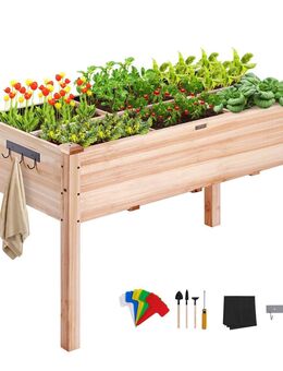 Pflanzkasten Hochbeet Holz Frühbeet Pflanzbeet Gemüsebeet 120x58 - Wuppertal