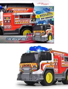 Dickie Toys Spielzeug-Feuerwehr Fire Rescue Unit, mit Licht und Sound