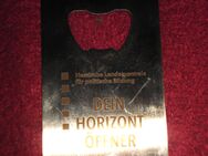 Flaschenöffner mit Werbeaufdruck Metall - Friedrichsdorf