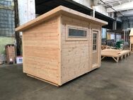 Gartensauna Sauna Cube Isoliert 340 x 230cm Kiefer Wohnstatt - Rietberg