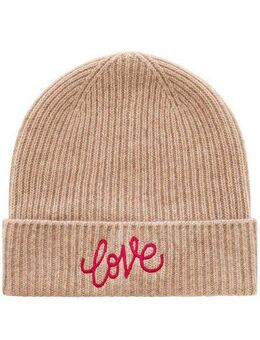 Zwillingsherz Beanie Beanie mit Love Stickerei (Packung) mit dekorativer Stickerei