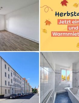 2 Warmmieten geschenkt*: renovierte Altbauwohnung im beliebten 1. Obergeschoss - Freiberg