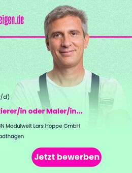 Lackierer/in oder Maler/in (m/w/d) - Stadthagen