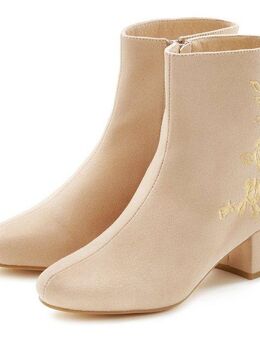 LASCANA Stiefelette mit floralem Muster, Stiefel, Boots VEGAN