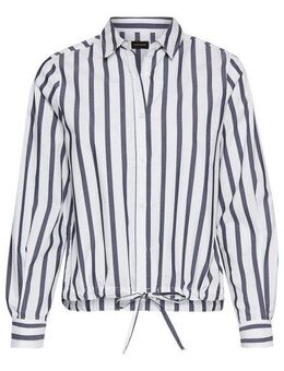 Laura Scott Hemdbluse in verkürzter Form mit Bindeband