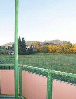 Gemütliche 2 Raum-Balkonwohnung mit Blick "ins Grüne" - Burkhardtsdorf