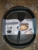 NEU Set große Auflaufform Deckel Metall Bratform Backform original Verpackung in 51065